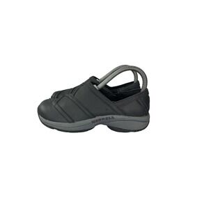 Merrell Encore Frame Black Leather Mules Clogs Womens‎ 8.5 Slip On Shoes